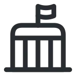 Courthouse SVG Icon